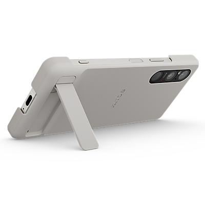 Чехол Sony XQZ-CBDQ для Xperia 1 V серебристый