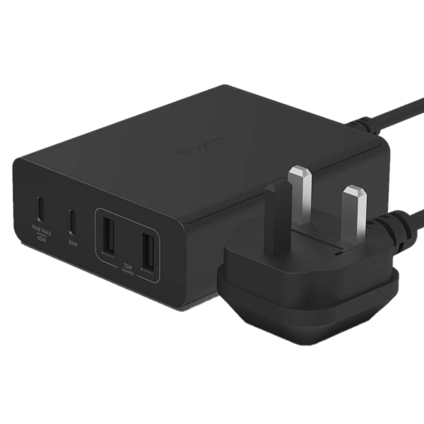 Зарядное устройство Belkin BoostCharge Pro 4-Port GaN Charger 108W чёрное